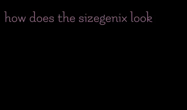 how does the sizegenix look