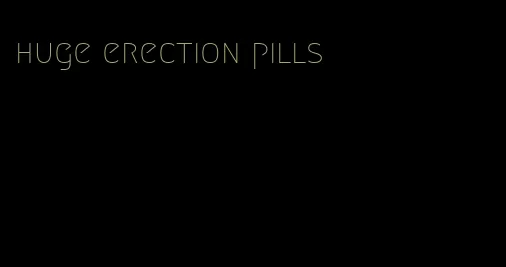 huge erection pills