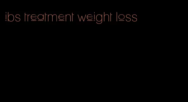 ibs treatment weight loss