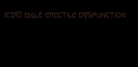 icd10 male erectile dysfunction