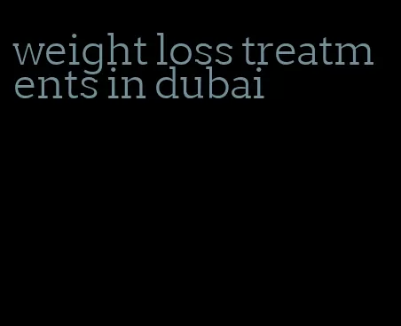 weight loss treatments in dubai