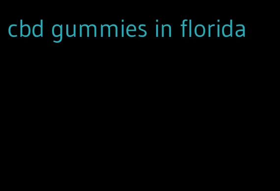 cbd gummies in florida