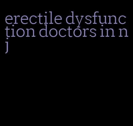 erectile dysfunction doctors in nj