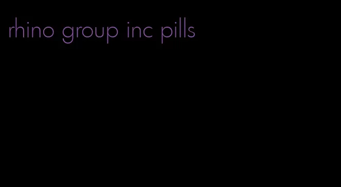 rhino group inc pills