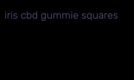 iris cbd gummie squares