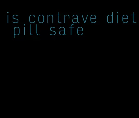 is contrave diet pill safe