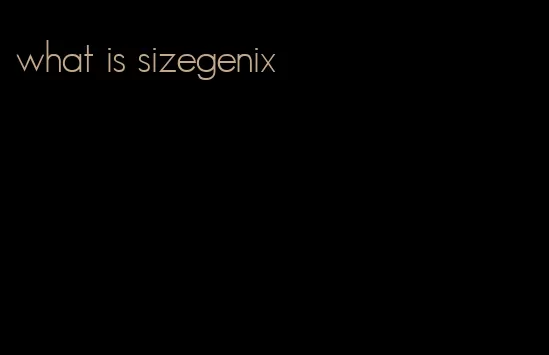 what is sizegenix