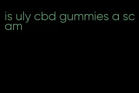 is uly cbd gummies a scam