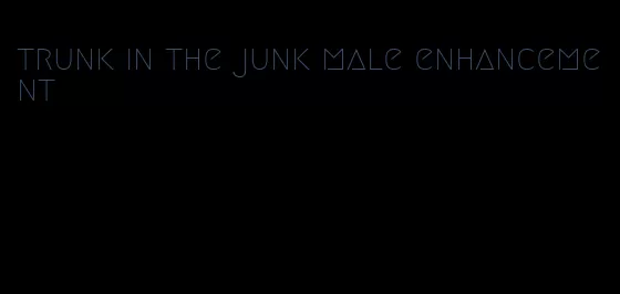 trunk in the junk male enhancement