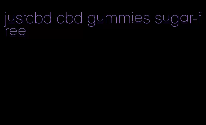 justcbd cbd gummies sugar-free