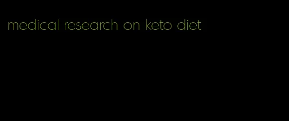 medical research on keto diet