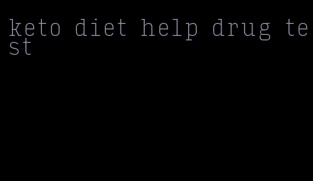 keto diet help drug test