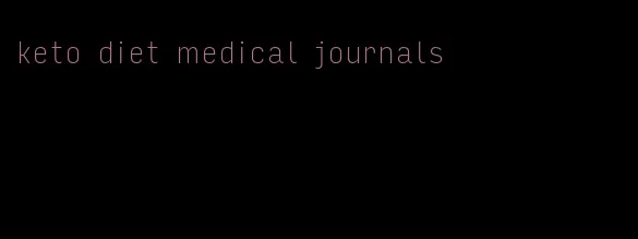 keto diet medical journals