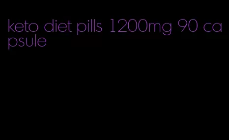 keto diet pills 1200mg 90 capsule