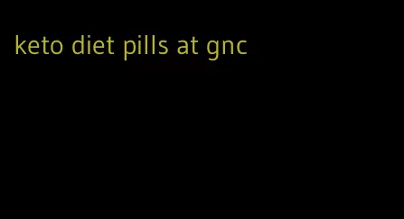 keto diet pills at gnc