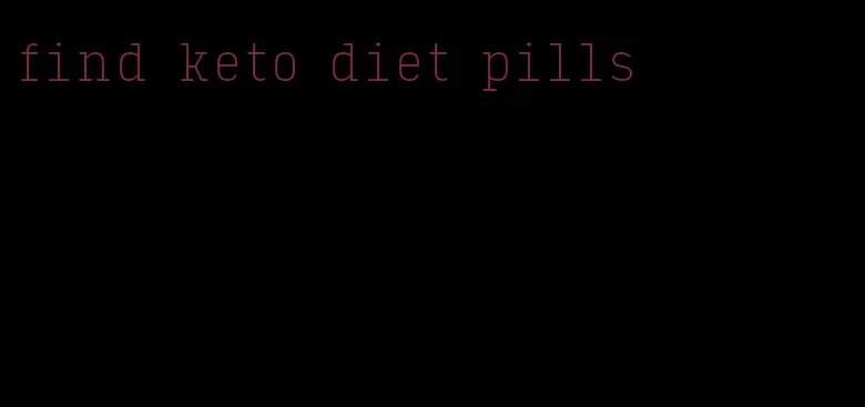 find keto diet pills