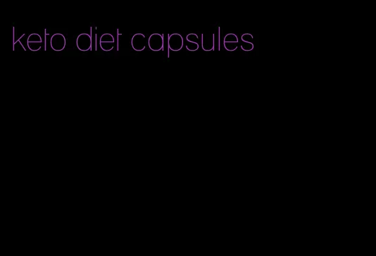 keto diet capsules