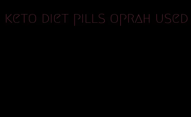 keto diet pills oprah used