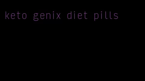 keto genix diet pills