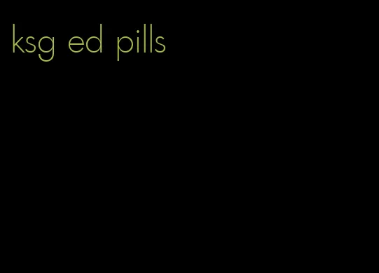 ksg ed pills