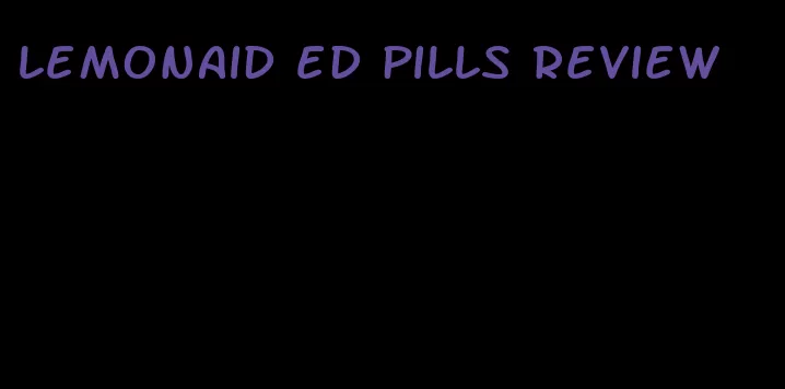 lemonaid ed pills review