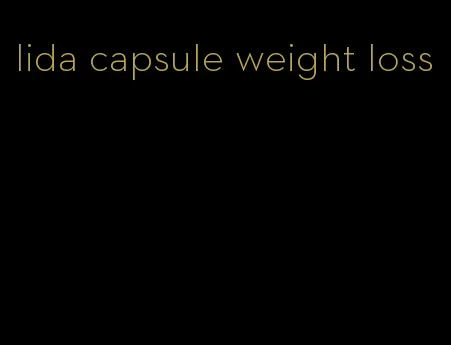 lida capsule weight loss