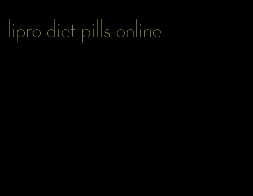 lipro diet pills online