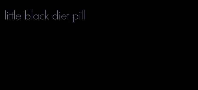 little black diet pill