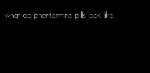 what do phentermine pills look like