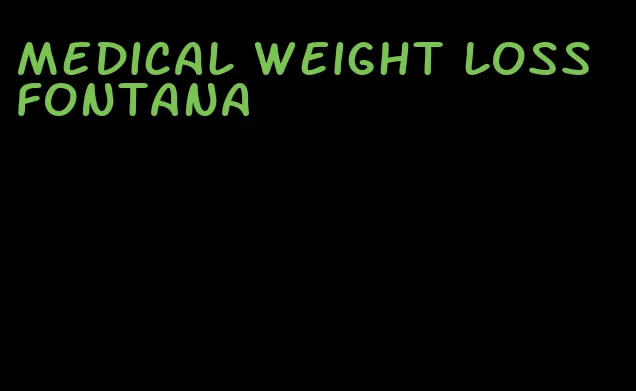 medical weight loss fontana