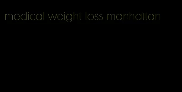 medical weight loss manhattan