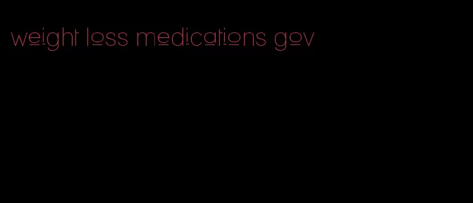 weight loss medications gov