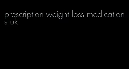 prescription weight loss medications uk