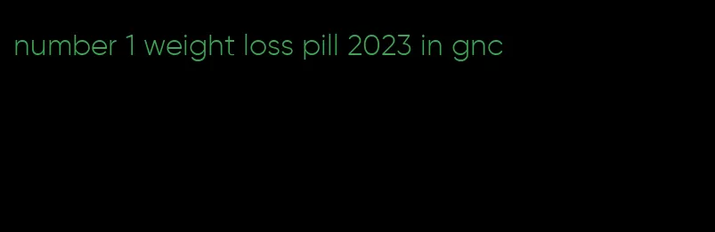 number 1 weight loss pill 2023 in gnc