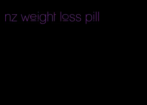 nz weight loss pill