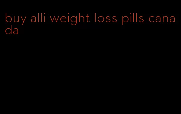 buy alli weight loss pills canada