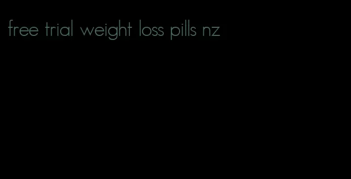 free trial weight loss pills nz