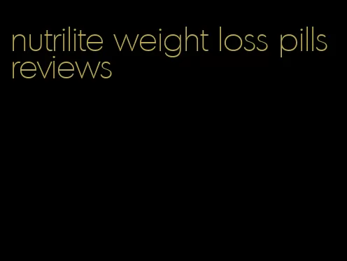 nutrilite weight loss pills reviews