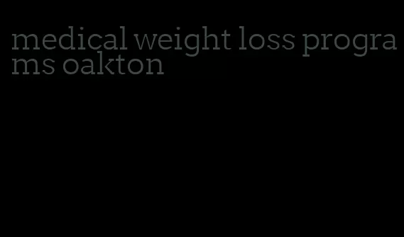 medical weight loss programs oakton