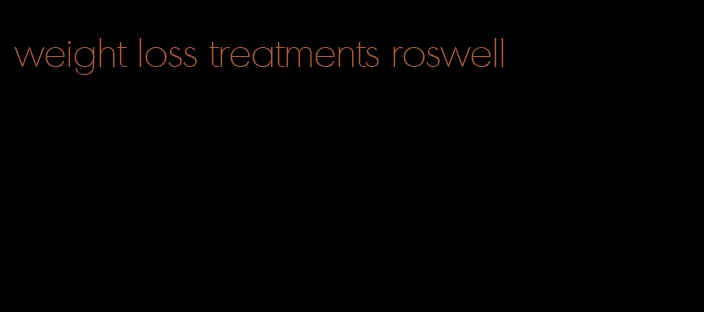 weight loss treatments roswell