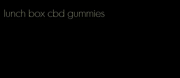 lunch box cbd gummies