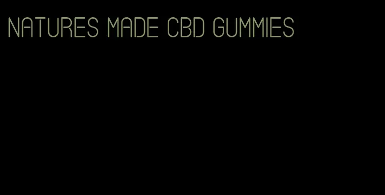 natures made cbd gummies