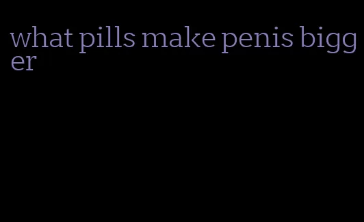 what pills make penis bigger