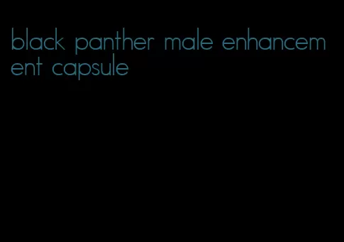 black panther male enhancement capsule