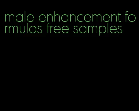 male enhancement formulas free samples