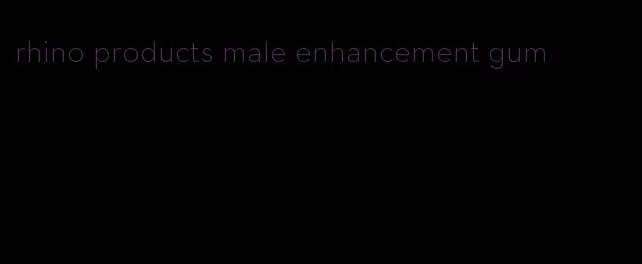 rhino products male enhancement gum