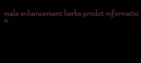 male enhancement herbs prodct information