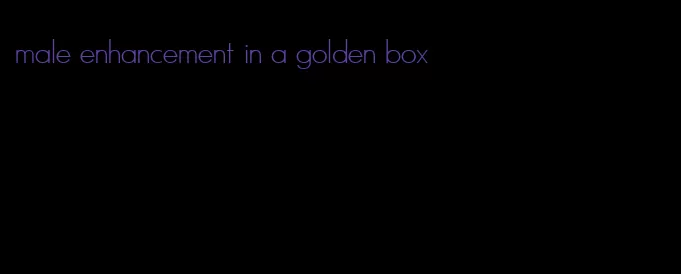 male enhancement in a golden box