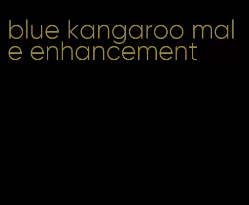 blue kangaroo male enhancement