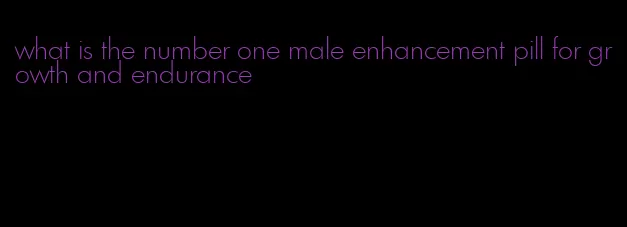 what is the number one male enhancement pill for growth and endurance